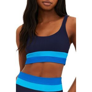 NWT Beach Riot Mackenzie Colorblock Bikini Top